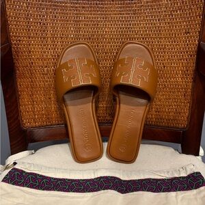 Tory Burch Double T Sport Slide Sandals
